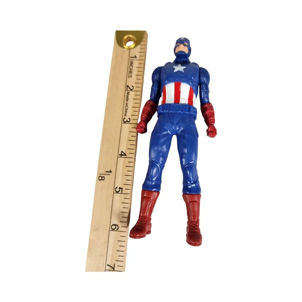Marvel Avengers Captain America 6 Inch Action Figure Blue Red White Steve Rogers